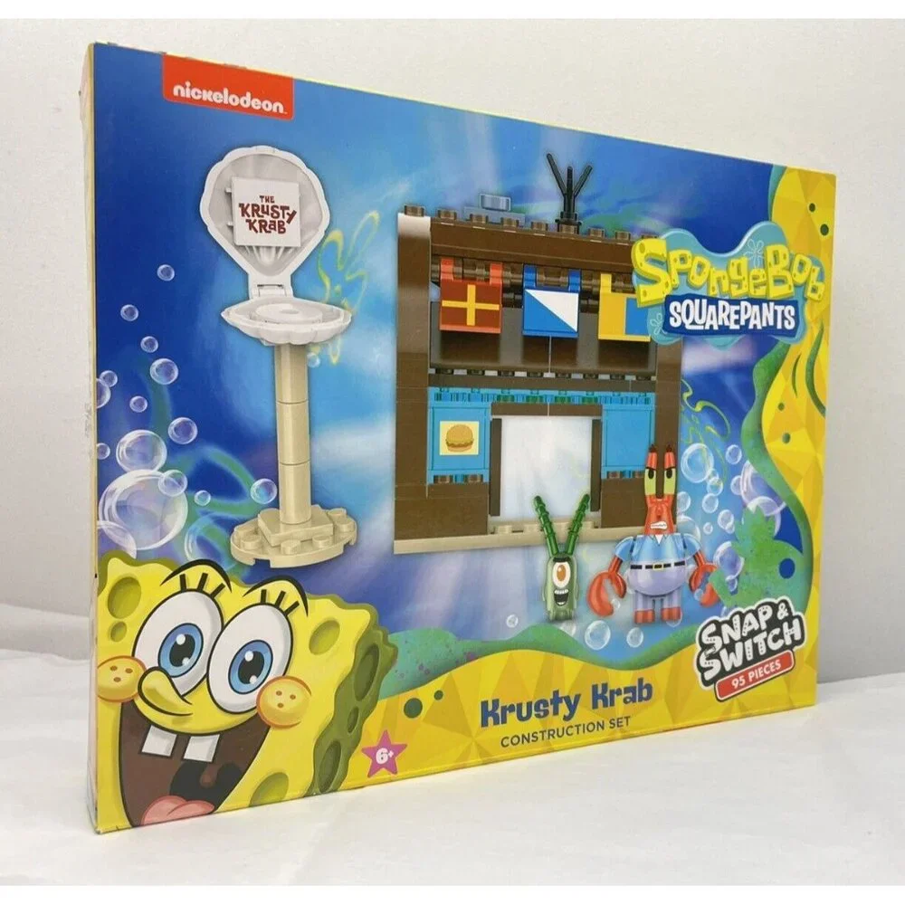 Nickelodeon Spongebob Krusty Krab Construction Set 95 pcs